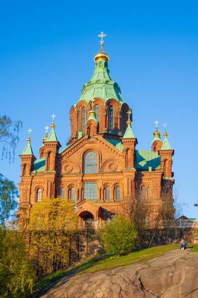 istock Orthodox Cathedral on a rocky hill, Helsinki, Finland 1164183791