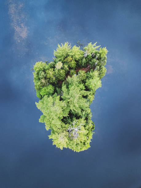 istock Aerial View of Island 1164183924