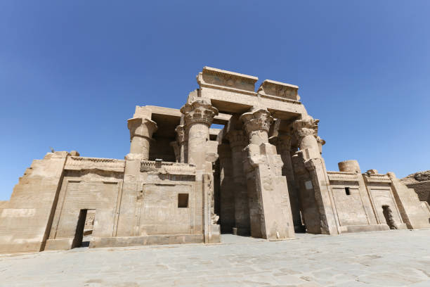 istock Front of Kom Ombo Temple in Aswan, Egypt 1164184190