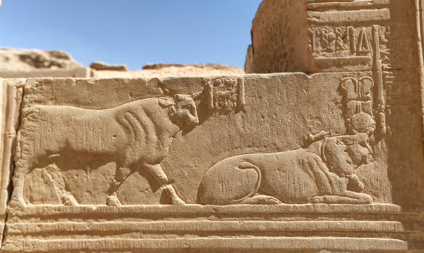 istock Scene from Kom Ombo Temple in Aswan, Egypt 1164184245