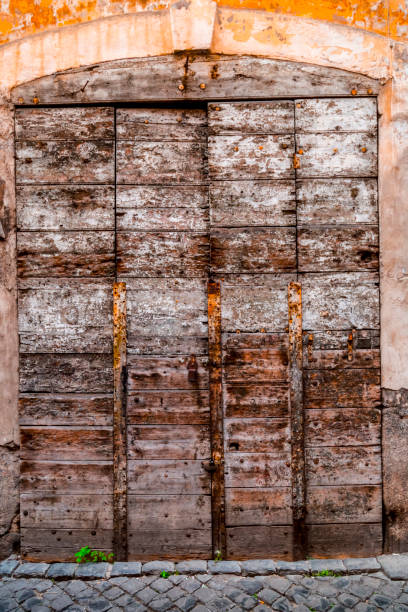 istock Old and beautiful ornate door 1164194762