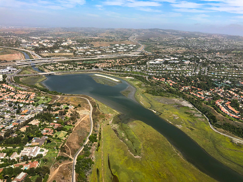 Aerial View of Downtown Temecula, California