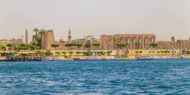 istock Karnak temple at Nile river 1164201358