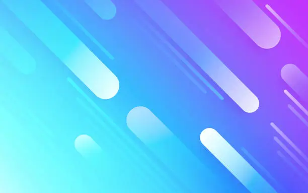 Vector illustration of Abstract Line Dash Background