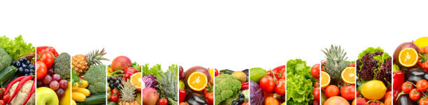 istock Panorama fruits and vegetables 1164209569