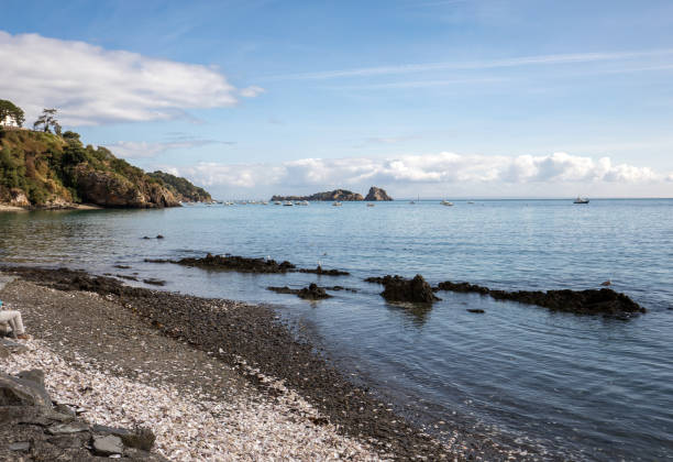 istock Coast with oyster shells in Cancale.  Brittany, France, 1164212444
