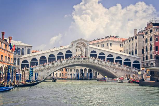 istock Rialto bridge and canal grande, Venice 1164213945