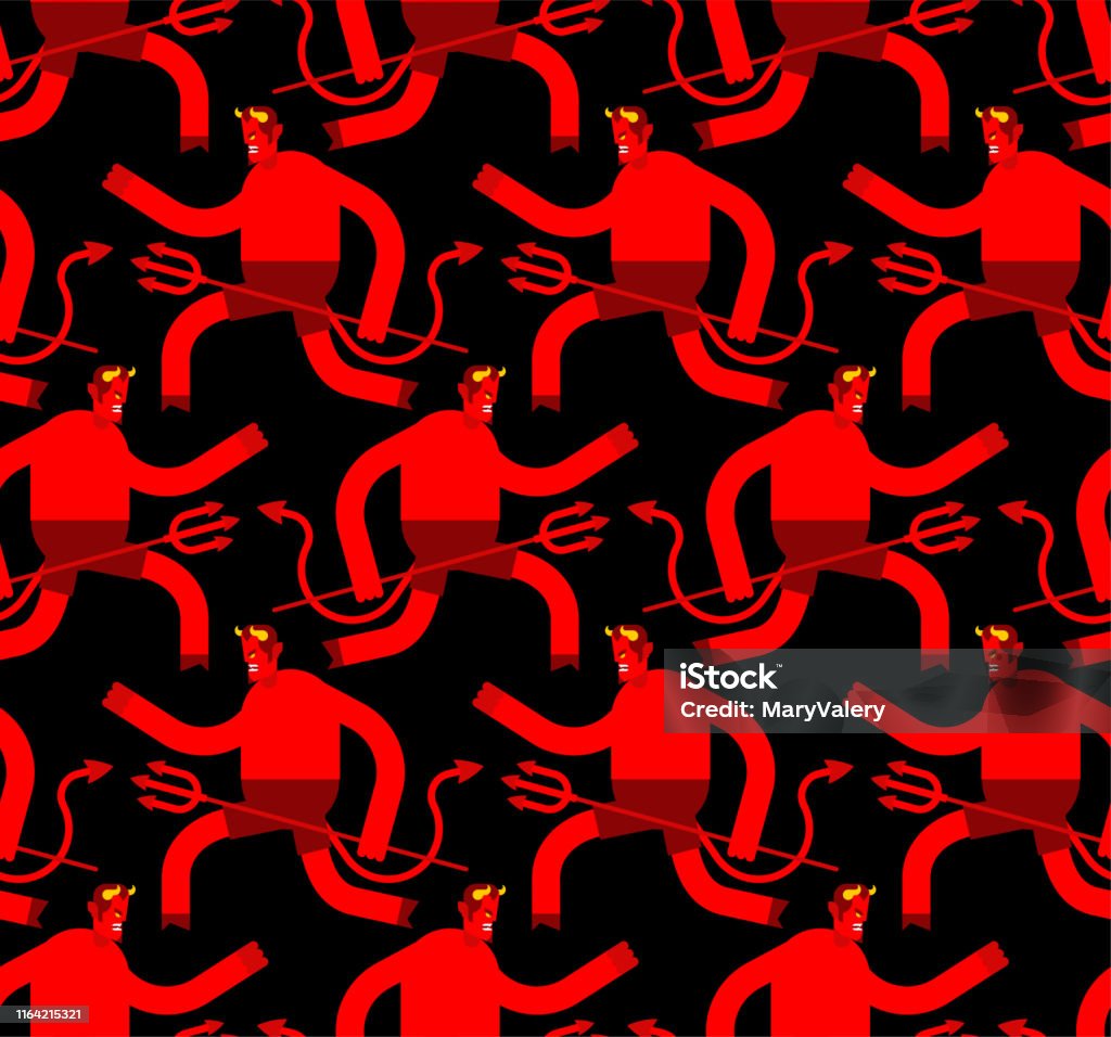 Devil Background Texture Satan Pattern Seamless Devil Background Demon Texture Lucifer Ornament ...