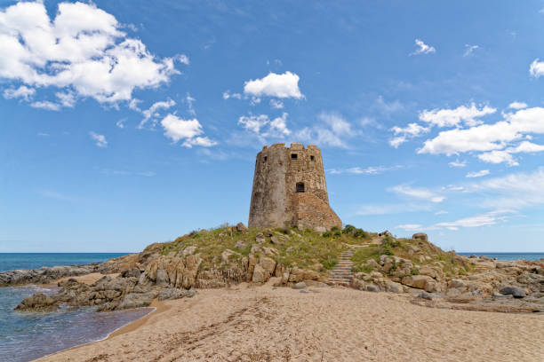 istock Spanish Tower - Torre di Bari - Sardinia, Italy 1164217779
