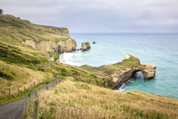 istock Tunnel Beach New Zealand 1164219997
