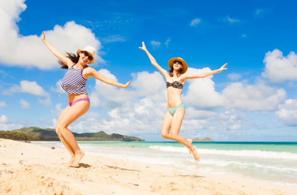 istock Friends on the bech 1164225926