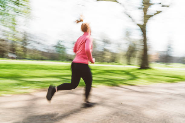 istock Woman runner in London 1164227051