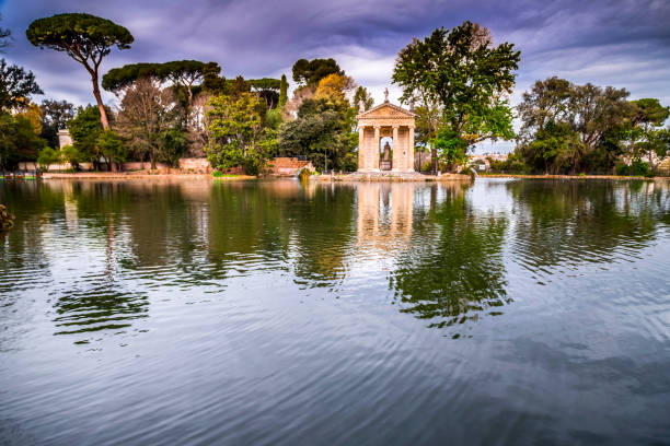 istock Villa Borghese Gardens in Rome 1164230415