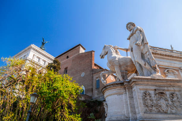 istock Piazza Campidoglio on Capitoline hill in Rome 1164232440