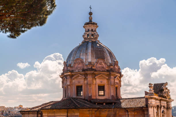 istock Santi Martina e Luca Church in Rome 1164232442
