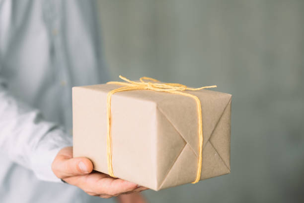 istock online shopping business man order wrapped box 1164233688