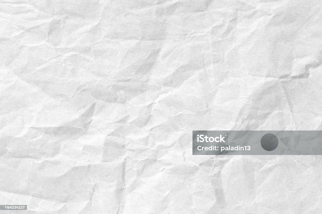 Grey Crumpled Background Paper Texture Stock Photo - Download Image Now -  Backgrounds, Cardboard, Crumpled - iStock