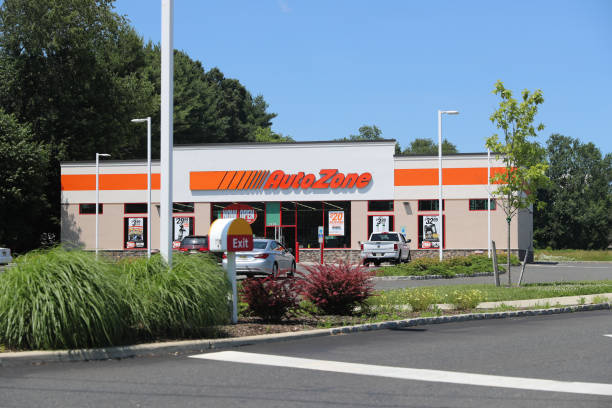 Auto Zone retail store. stock photo