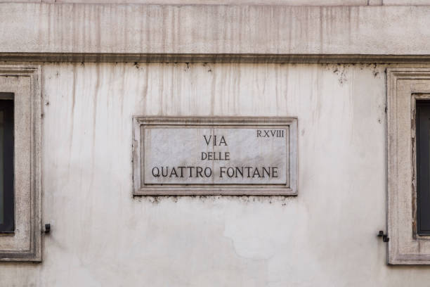 istock Via delle Quattro Fontane, Rome 1164238169