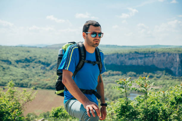 istock Male hiker in the mountain 1164238857