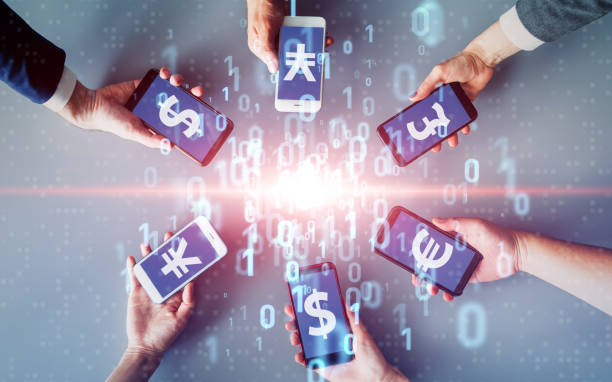 istock Financial technology concept. Fintech. Cashless payment. Foreign echange. FOREX. 1164239848