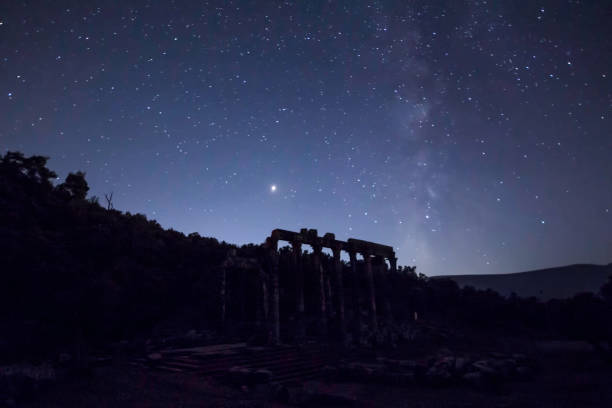 istock Perseid Meteor Shower and stars 1164243054