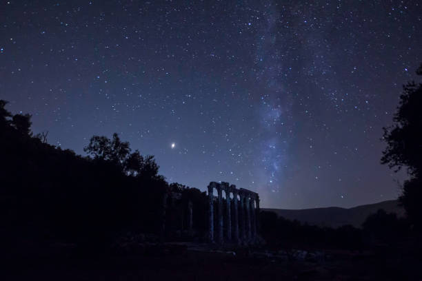 istock Perseid Meteor Shower and stars 1164244510
