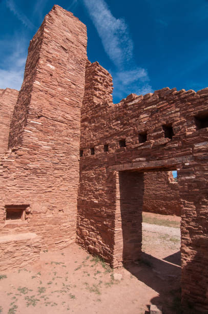 istock Salinas Pueblo Missions NM - Abo Mission Ruins Stonework 1164244655