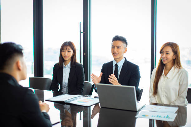 istock business people discussing and talking during meeting 1164246573