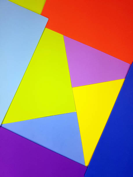 istock Colorful bright papers as an abstract flat lay background. 1164262133