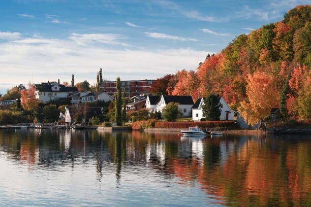 istock Levanger, coastal Norwegian town landscape 1164263589