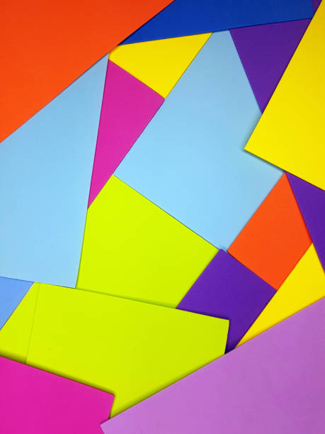 istock Colorful bright spectrum papers as an abstract background. 1164263814