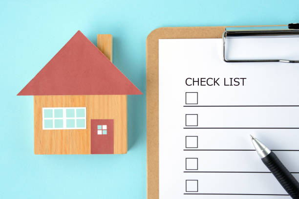 House object and checking list House object and checking list fire alarm photos stock pictures, royalty-free photos & images