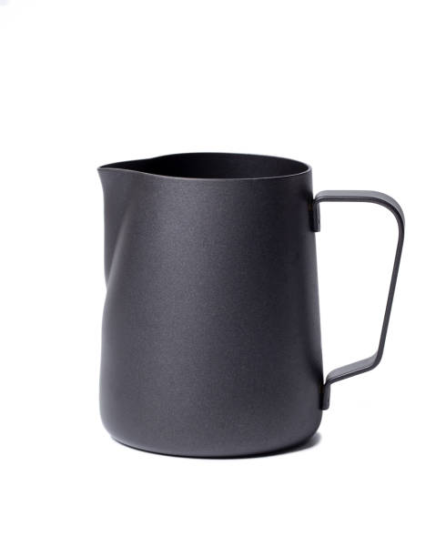 istock Black stainless steel milk jug. 1164271774