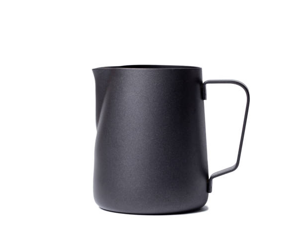 istock Black stainless steel milk jug. 1164271834