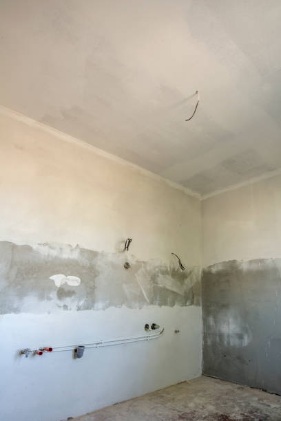 istock Kitchen reconstruction. New wall plaster and plumbing 1164273585
