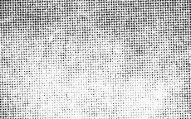 Subtle halftone dots vector texture overlay Subtle halftone vector texture overlay. Monochrome abstract splattered gradient background. persistence stock illustrations