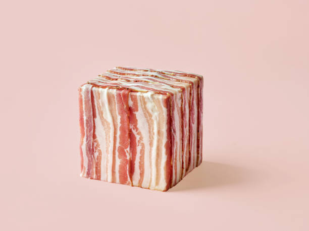 cube of prosciutto slices