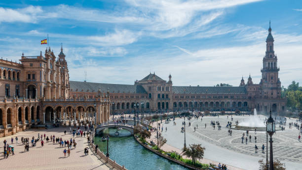 istock The Plaza de Espana at Seville 1164274675