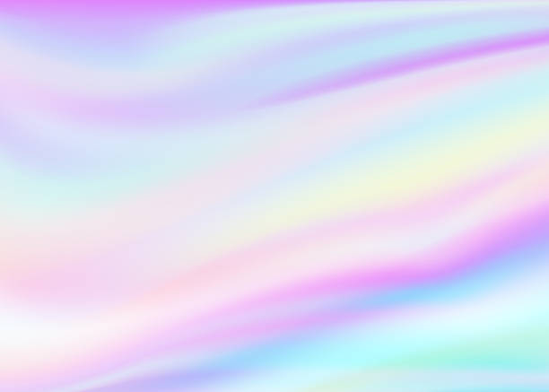 istock Fluid colors wallpaper. Holographic abstract background in pastel . trendy colorful texture in neon color design. 1164276361