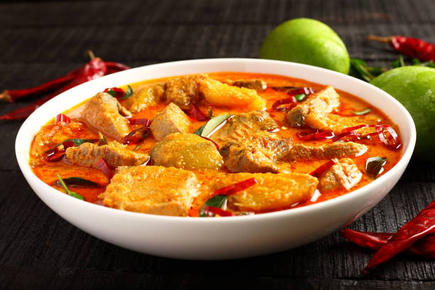 istock Goa fish curry in coconut milk and mango 1164276783