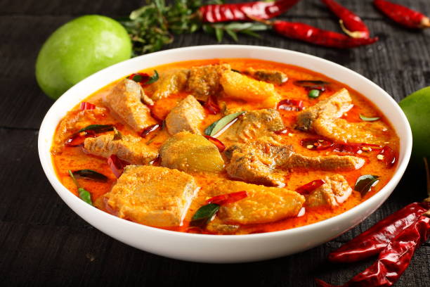 istock Srilanka cuisine- delicious fish curry 1164276788
