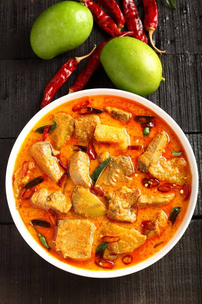 istock Indian cuisine spicy fish curry in sauce 1164276871