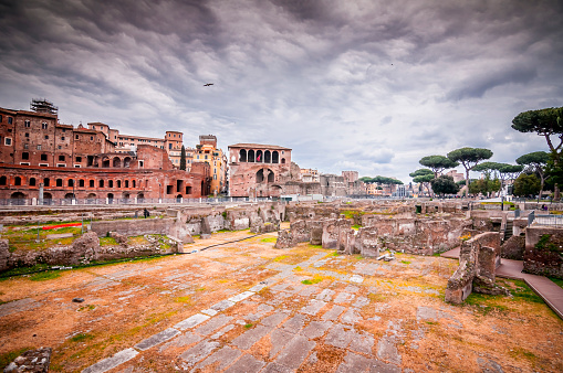 Capitol R Roman Roman Forum View From Capitolium Hill In Rom Stock Photo - Download ...