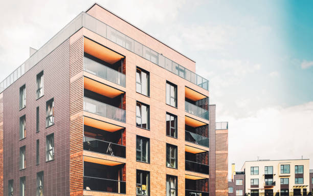 istock Europe Modern architectural residential buildings quarters 1164293683