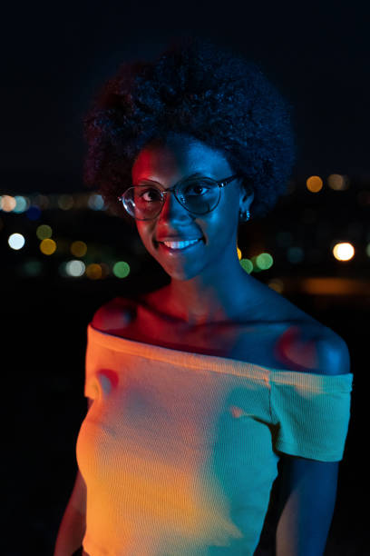 istock Nightlife with city lights at background 1164299799