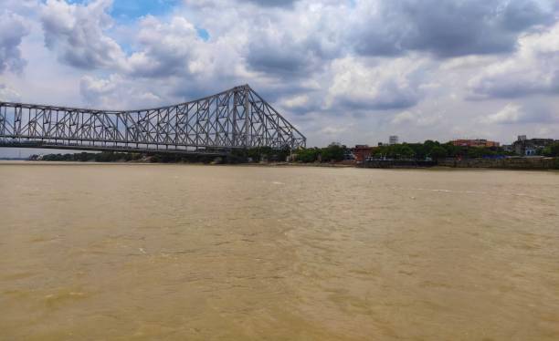 istock Howrah bridge or Rabindra Setu is situated on the Hoogly river 1164305195