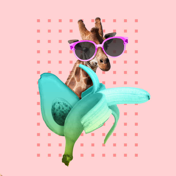 Modern design. Contemporary art collage.