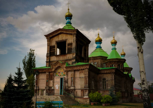 istock The Russian Orthodox Holy Trinity Cathedral Karakol, Kyrgyzstan 1164312190
