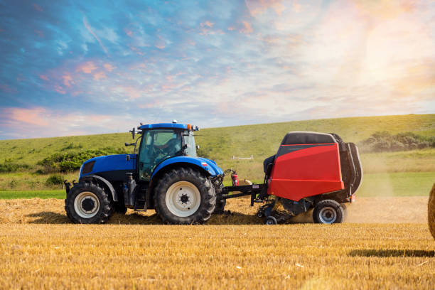 istock farmer preparing straw millstones after harvest 1164316658
